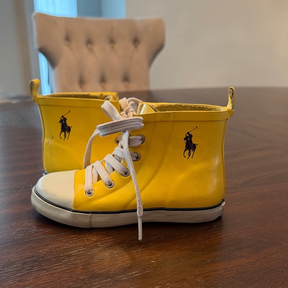 Polo by Ralph Lauren Kids Yellow Rain Boots